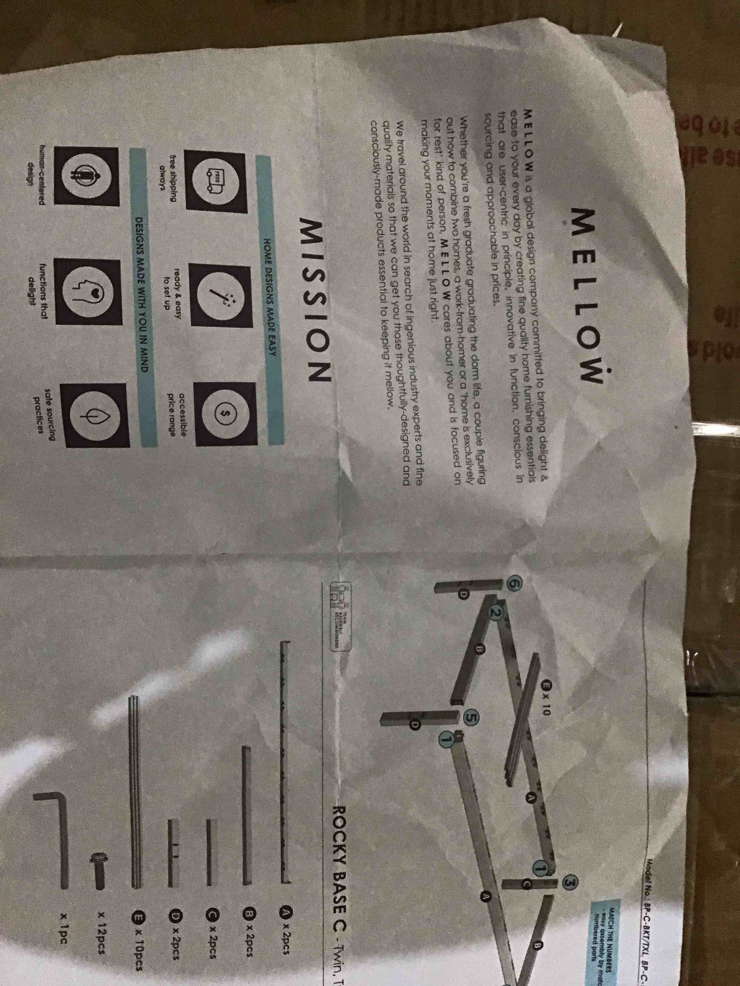 Metal twin extra large frame