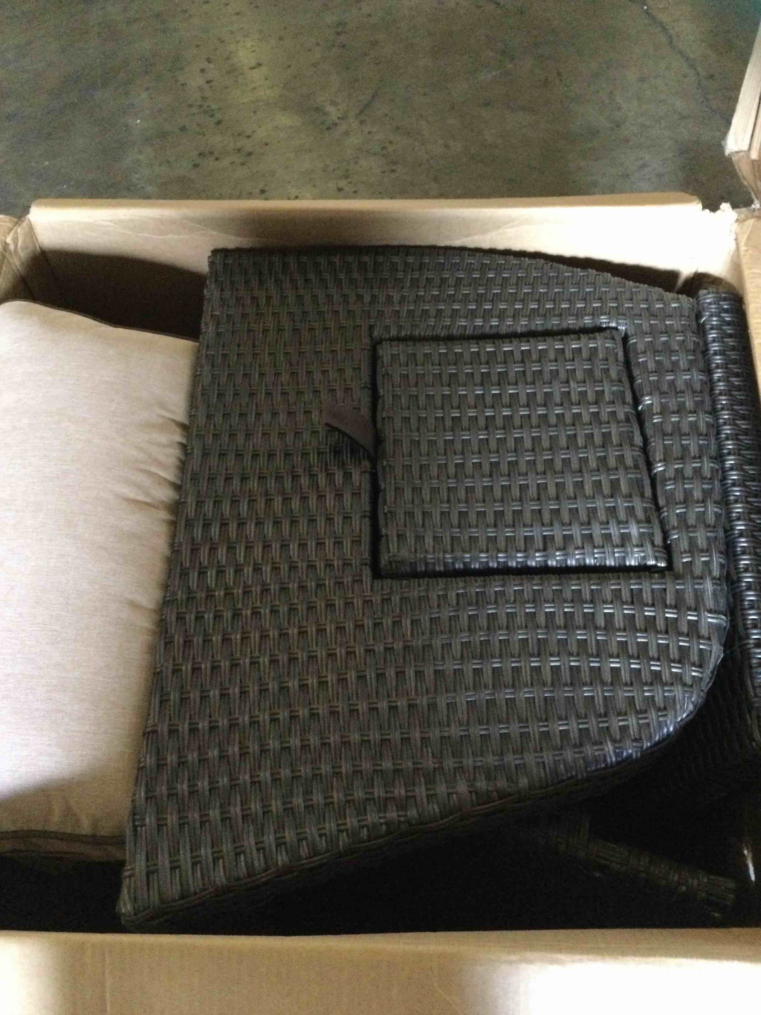 Wicker Furniture with stands on side