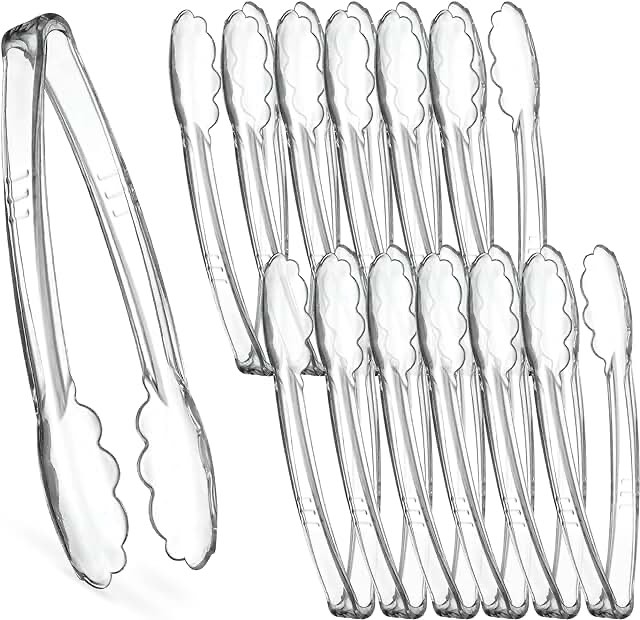 Clear Tongs 9”