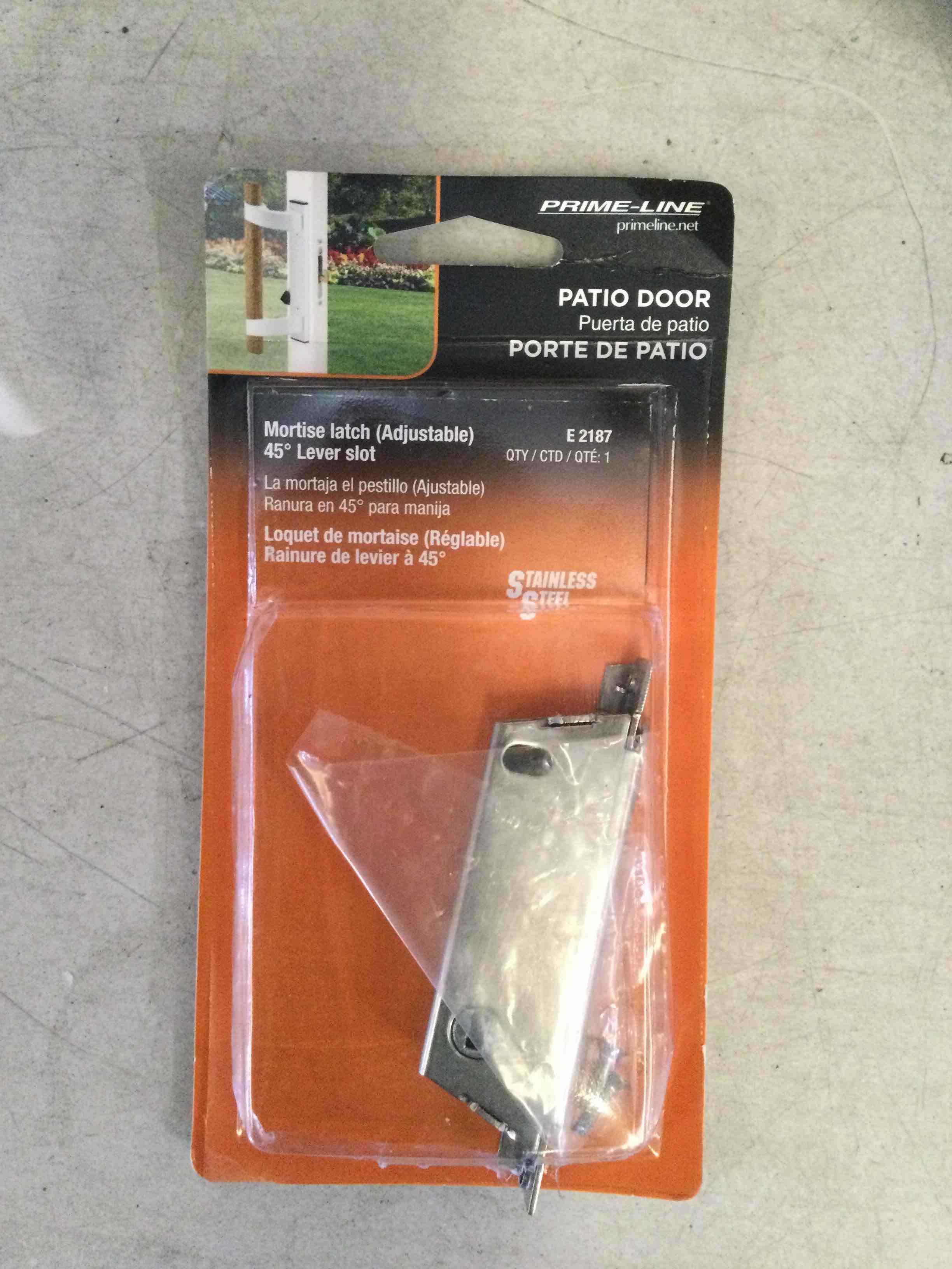 45 Degree  Stainless Steel  Round Face Mortise Lock