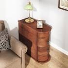 Floor Shelf End Table with Storage