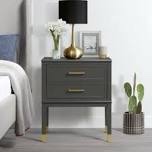 Westerleigh 1-Drawer Nightstand, Grey