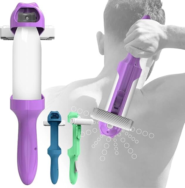 Appligator Spray & Lotion Applicator for Back - Get Your Own Back! Adds 10" to Your Reach, Back Spray Applicator for Sunscreen, Sunblock, Moisturizers, Repellents, Full Body Applicator, Green Glorious Green