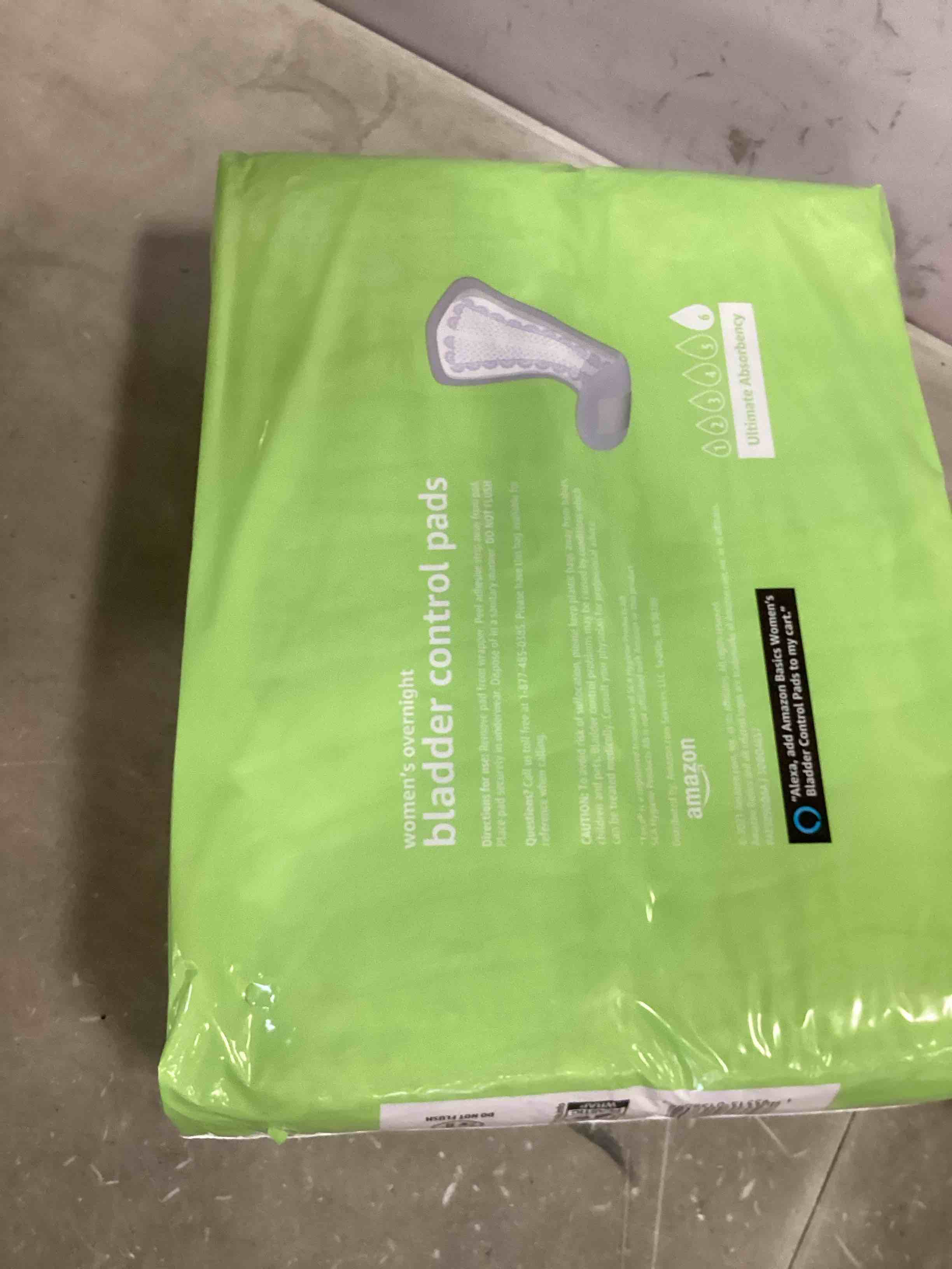 Amazon Basics Incontinence, Bladder Control & Postpartum Pads for Women