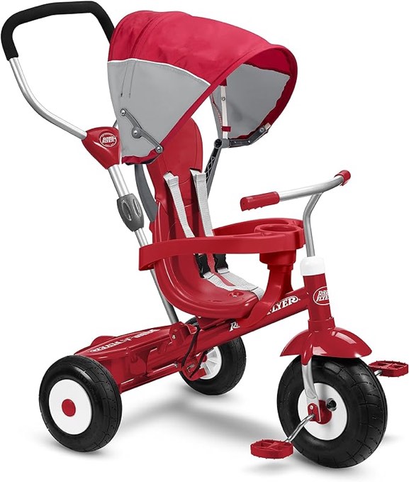 Radio Flyer All-Terrain Stroll 'N Trike Ride On Discontinued All-Terrain