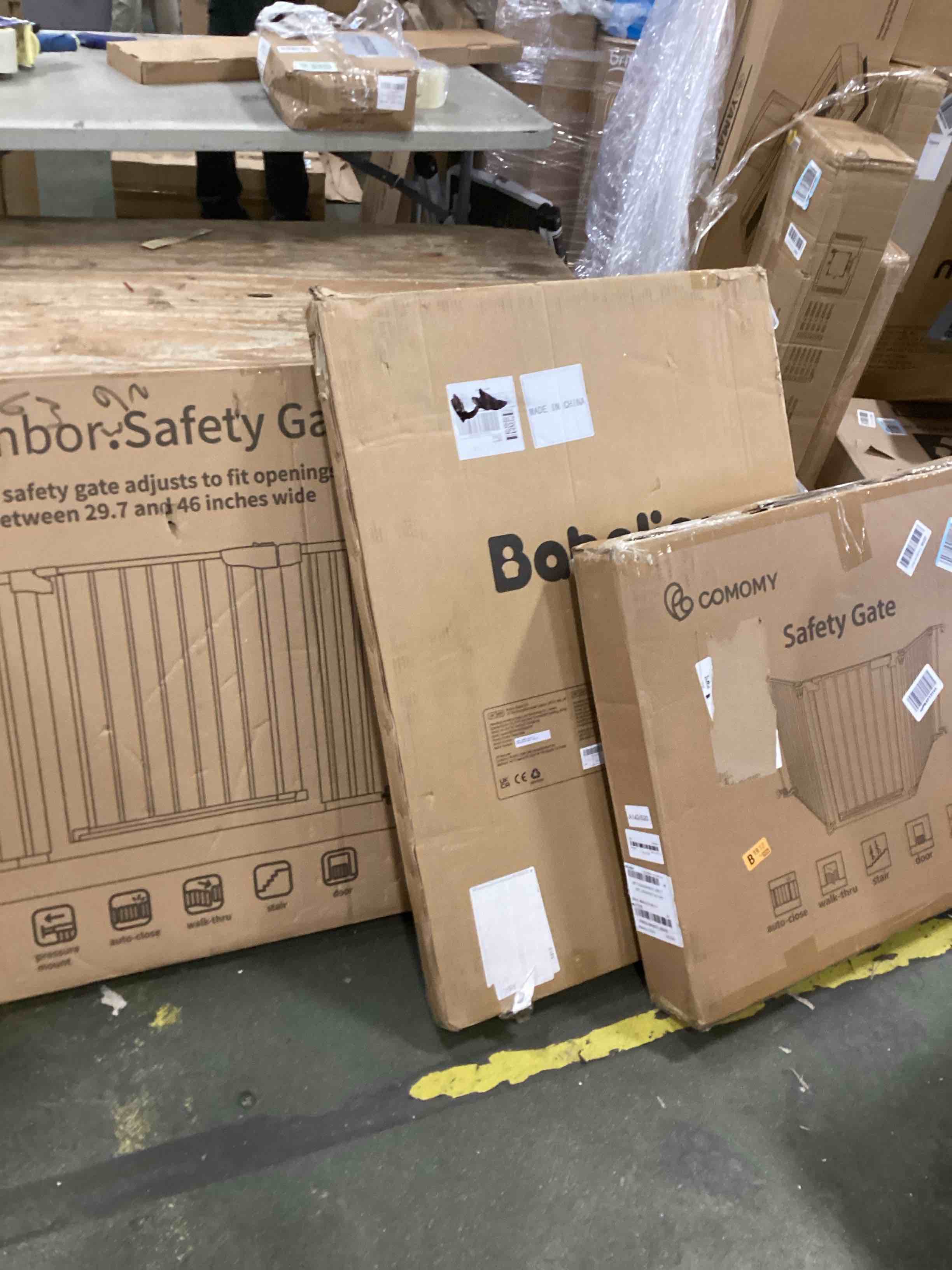 assorted baby gates 