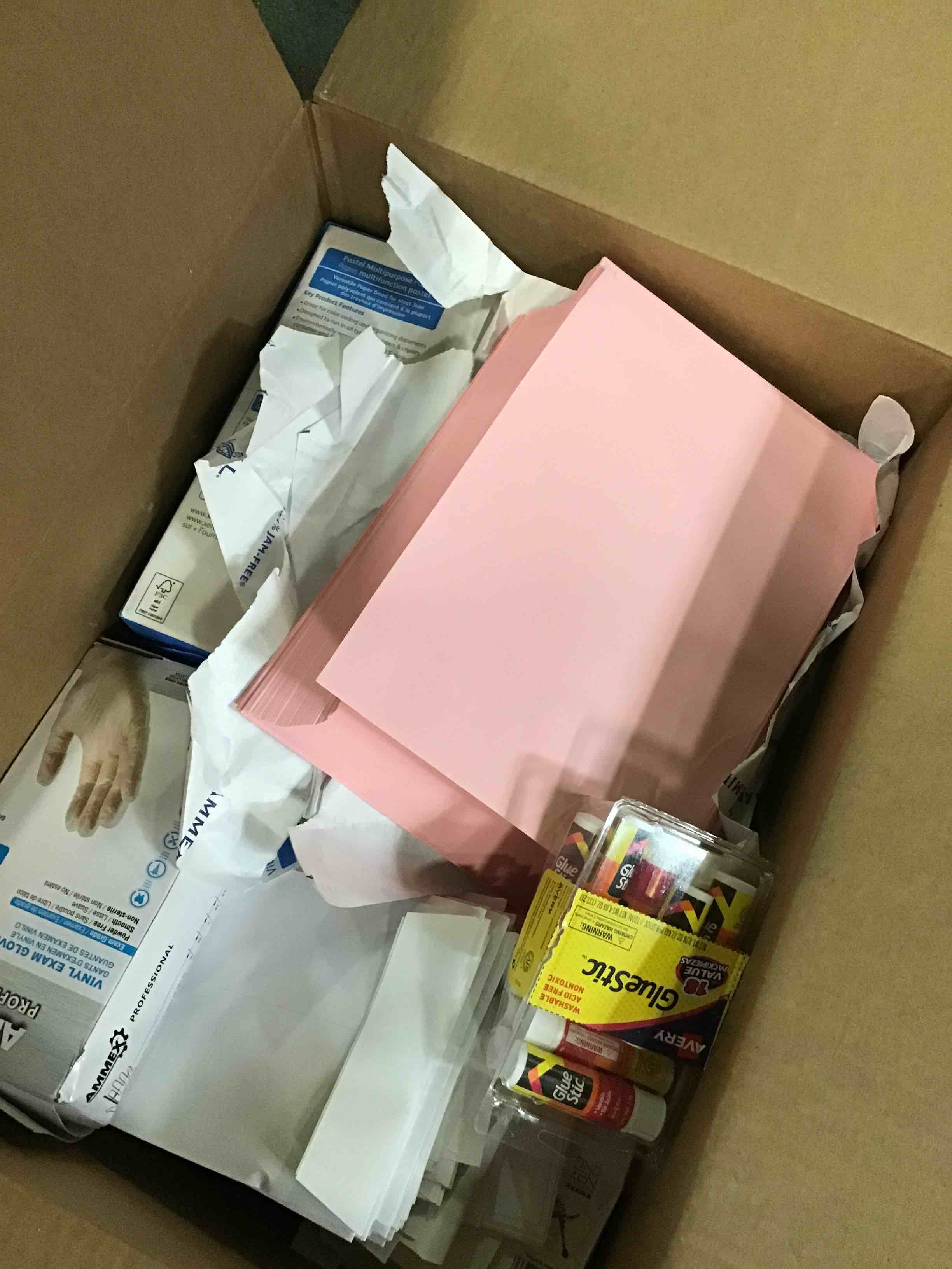 assorted school supplies