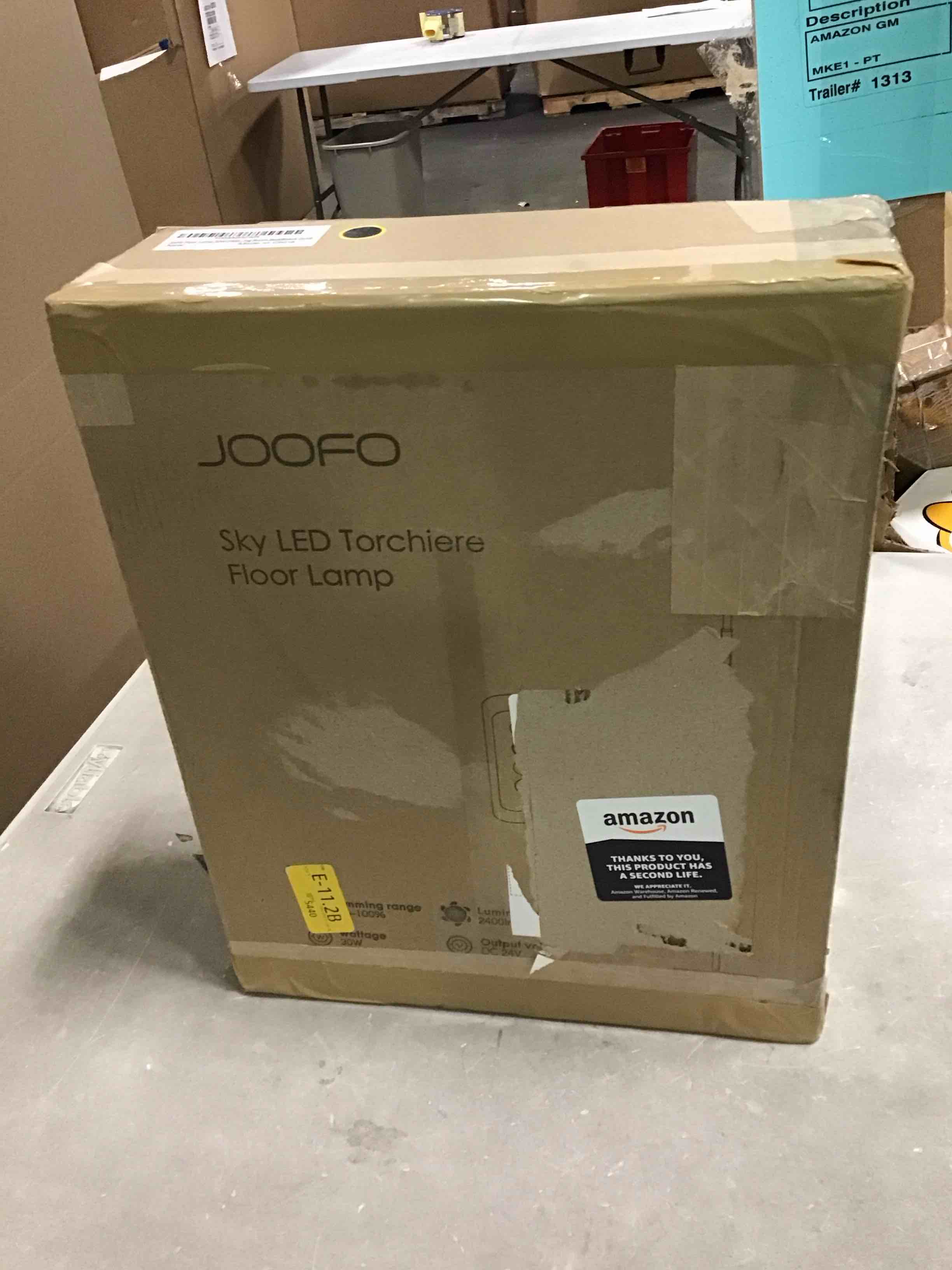 JOOFO Floor Lamp,30W/2400LM Sky LED Modern Torchiere 3 Color