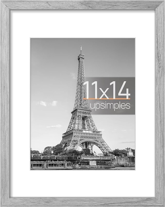 14x14 picture frame gray 