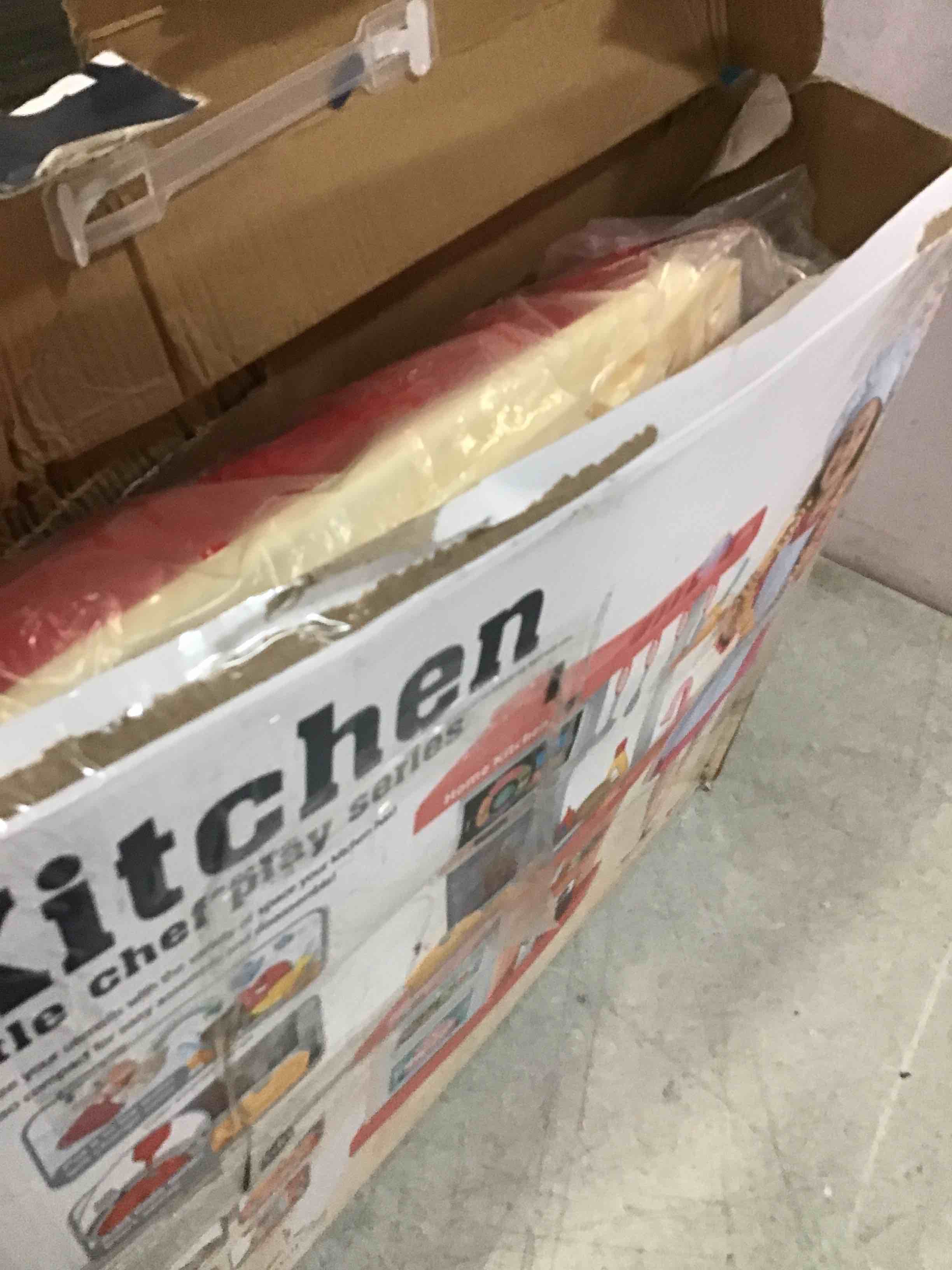 HCFJEH Kids Play Kitchen Toy Playset,Pink Kitchen Toy Set with Play