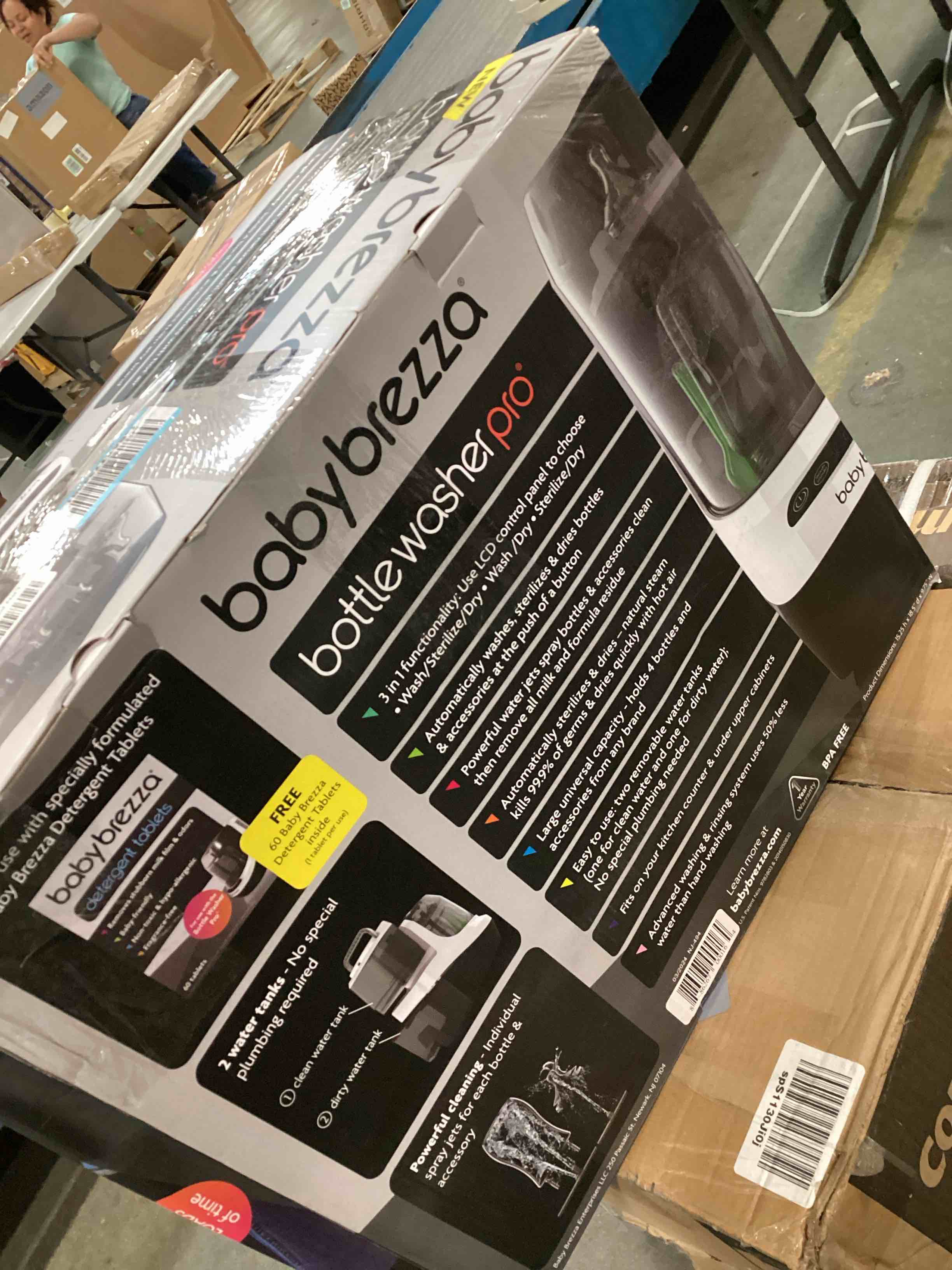 Baby Brezza Bottle Washer Pro Baby Bottle Washer, Sterilizer + Dryer