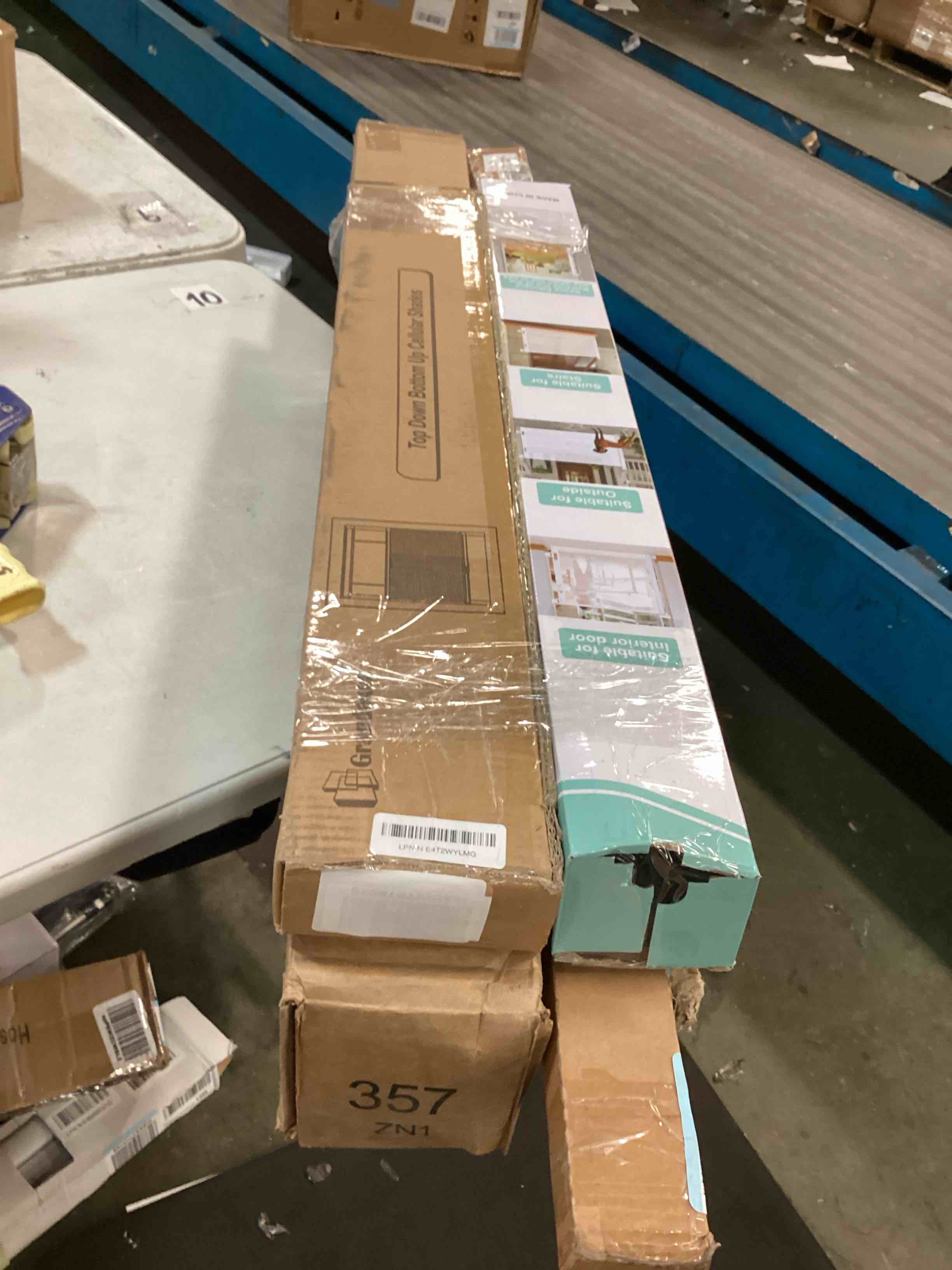 Assortment of Miscellaneous products (May Include cordless shade, curtain rods, retractable baby gate, Led universal linear lamp and more or other use)