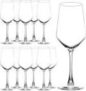 YANGNAY Wine Glasses (Set of 12, 13 Oz), Clear Wine Glasses for Red or White Wine, Smooth Rim, Dishwasher Safe