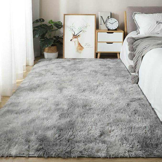 Living Room Floor Carpet Bedroom Carpet Shaggy Rugs Fluffy Motley Tie-dye Carpets Indoor Fluffy Non-slip Rugs Soft Touch Area Rug Modern Indoor Home Decor Rug Modern Luxury Rug Bedside Carpet