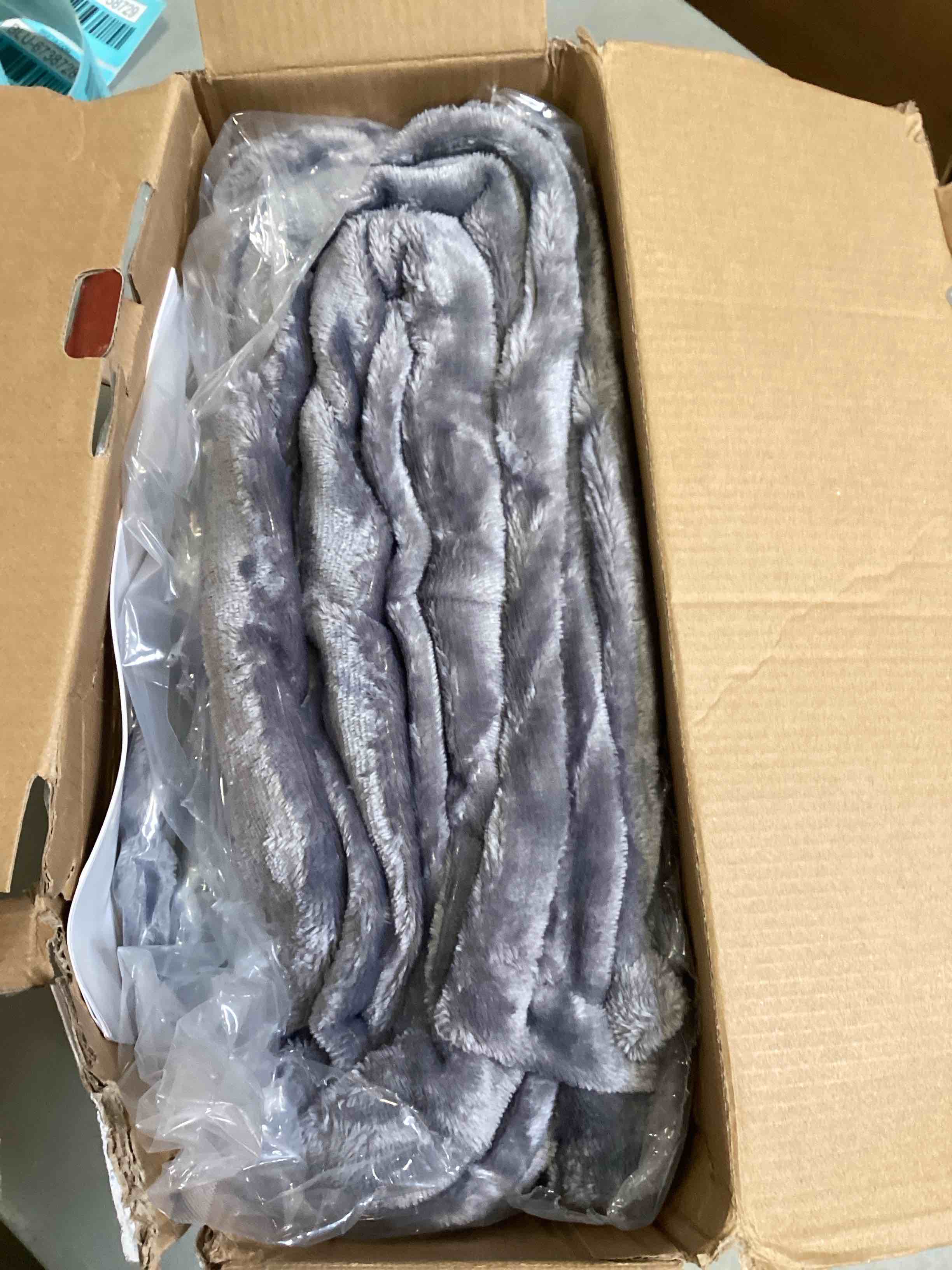 HomeMate Electric Heated Blanket Full Size 72"x 84" Grey,5 Heating Levels Fast Heating,10 Hours Auto Off, Heat Blanket Over-Heated Protection Double Soft and Comfortable Flannel,ETL Certified