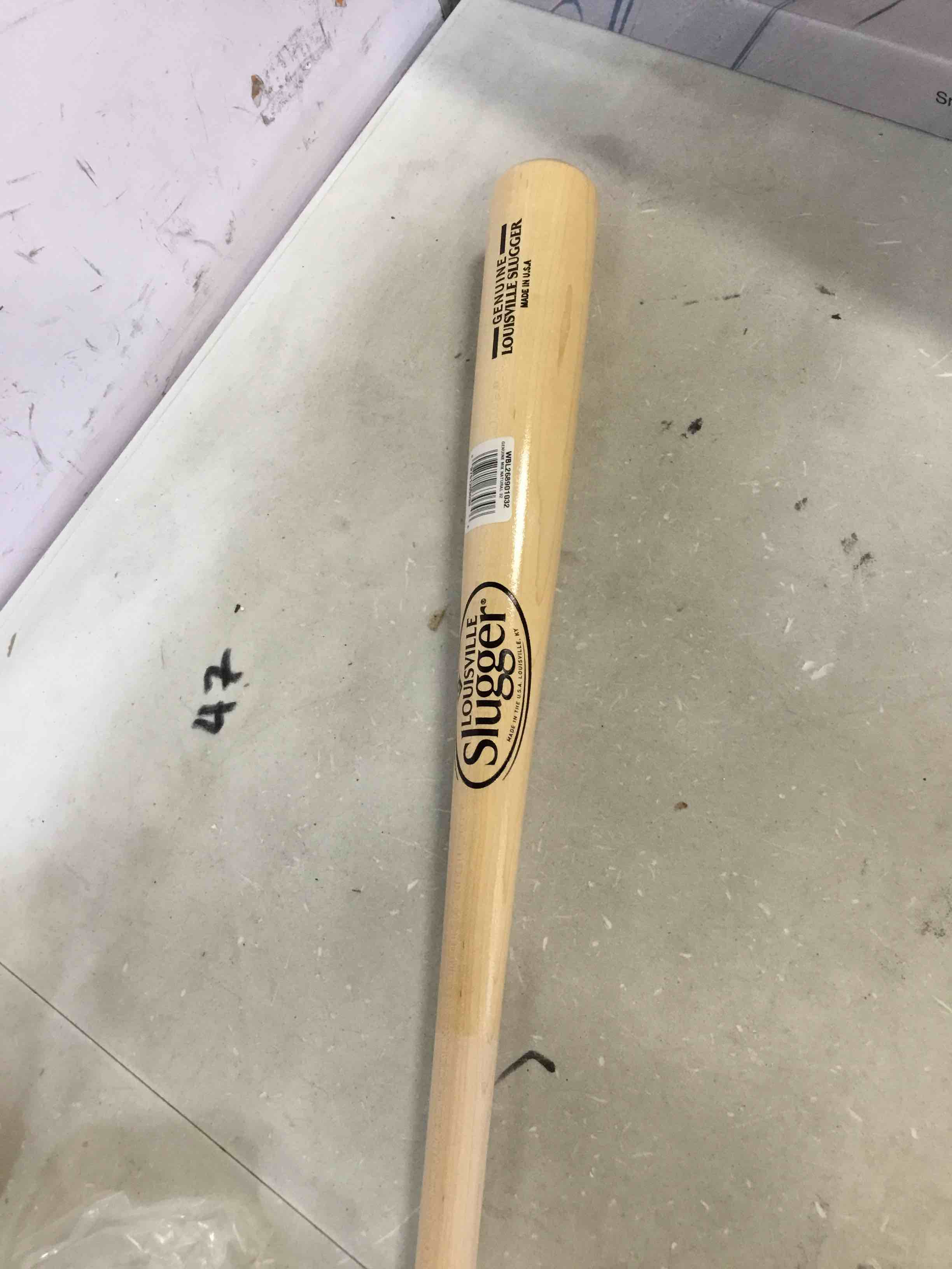 Louisville Slugger Genuine Mix Unfinished Natural Clear Baseball Bat