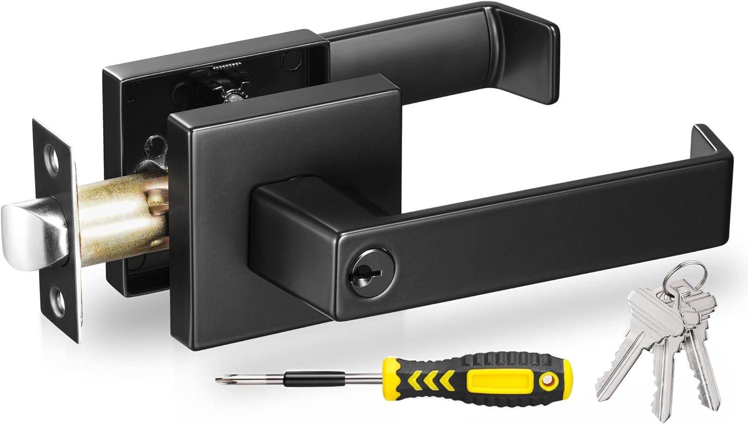 Keyed Alike Entry Door Locksets, Heavy Duty Door Levers 1 set only