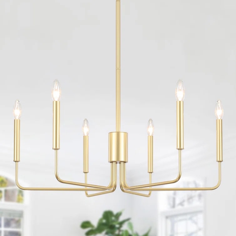 Roxsanne 6 - Light Candle Style Classic Chandelier
