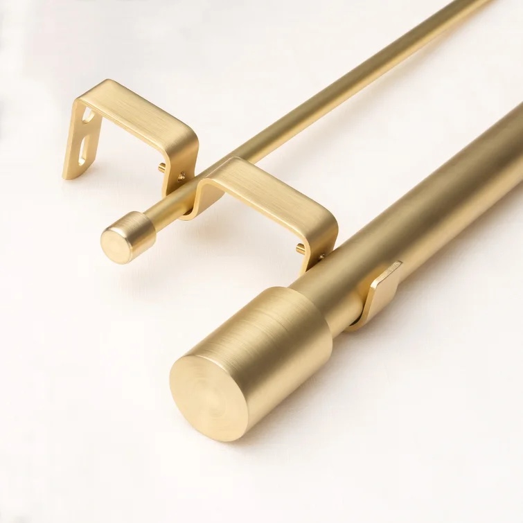 Totham Adjustable 1" Double Curtain Rod