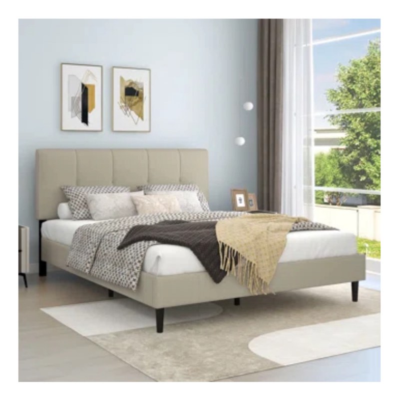 Dajai Low Profile Platform Bed ( headboard only)