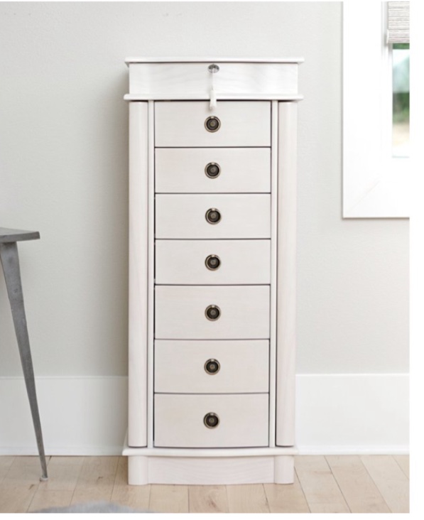 Argueta Jewelry Armoire with Mirror