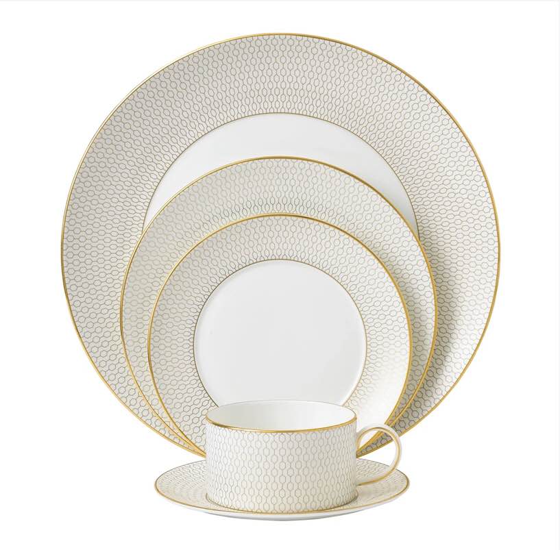 Wedgwood Gio Gold 5 Piece Place Setting