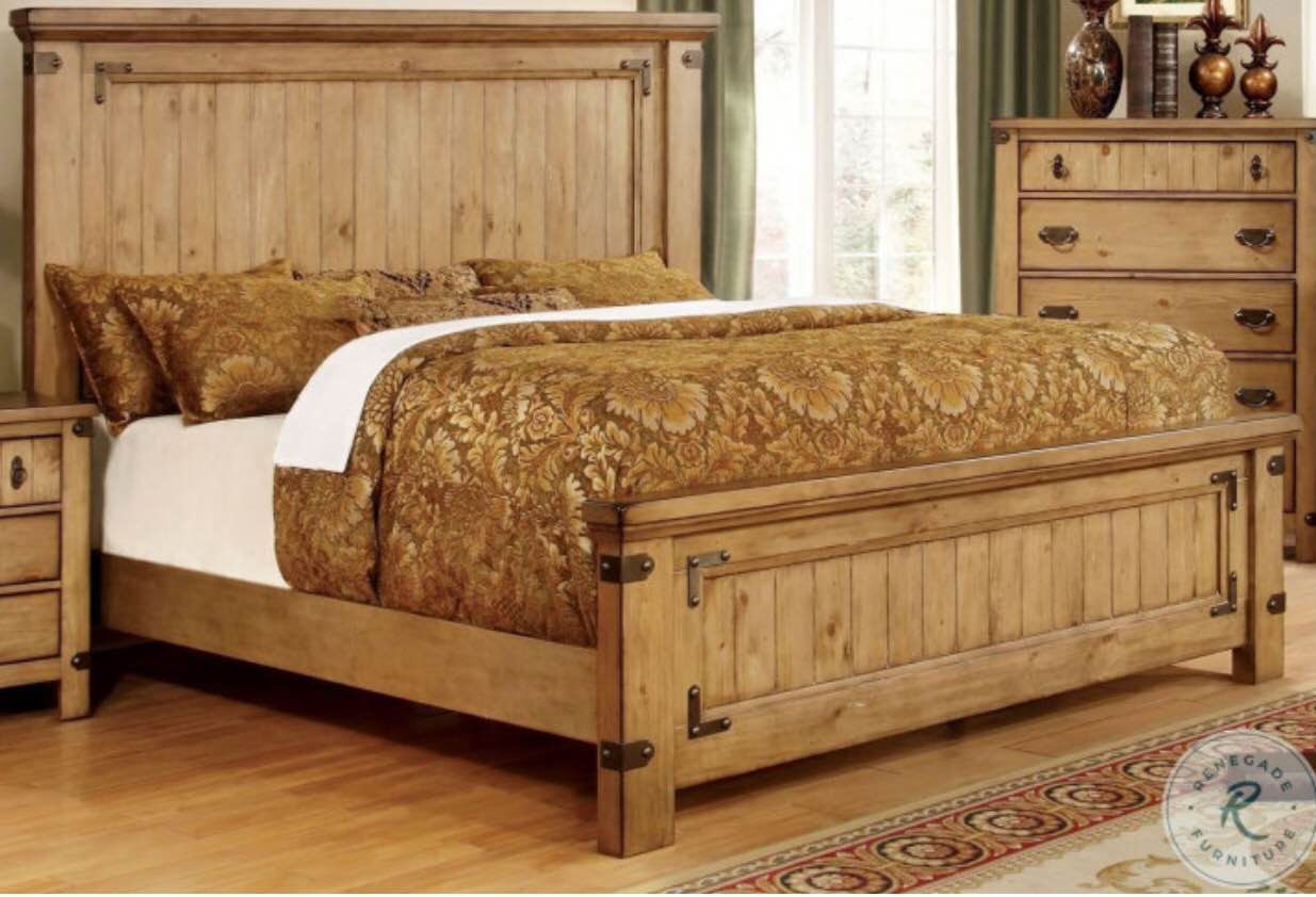 (similar to stock photo) (incomplete)Abel Footboard panel burnished pine finish