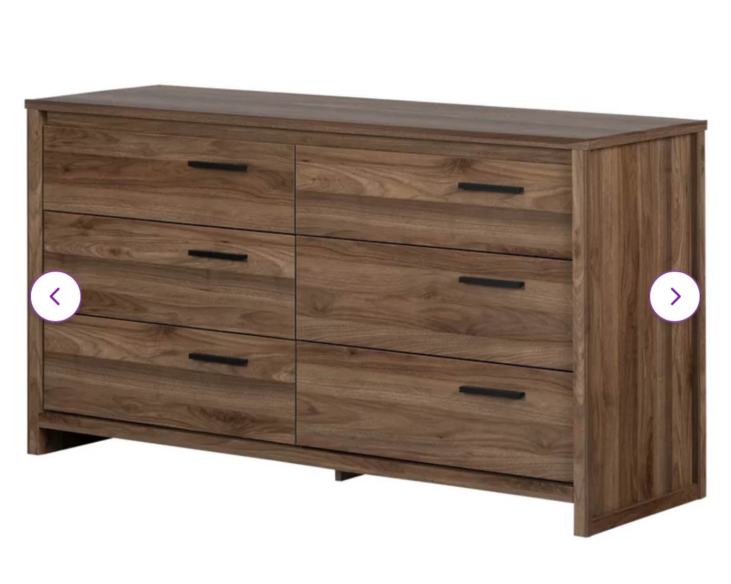 Lensky 6 Drawer Double Dresser ( incomplete box 1/2)
