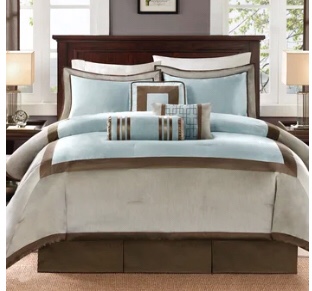 Genevieve 7 Piece Comforter Set (incomplete pillows only )