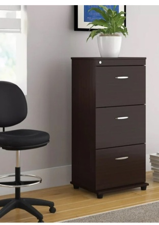 Bayswater Commercial 3 Drawer Vertical Filing Cabinet