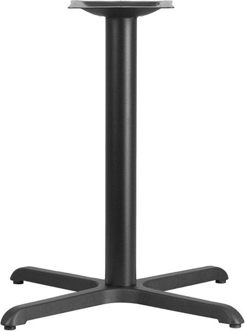 Black Replacement Table Base Xu-t3030-base-gg Cast Textured Free Shipping ( Incomplete)