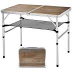 YUFIFAIRY Aluminum Camp Table, Folding Table Portable,Lightweight,Foldable with 2 Adjustable Height, Indoor Outdoor Table for Cooking, Picnic, (2 Heights), 36''L x24''W