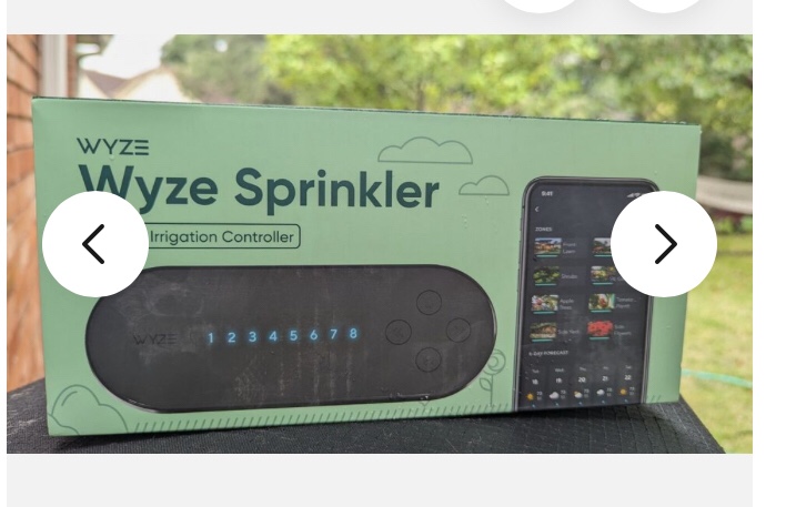 Wyze WSPRK1 Smart Sprinkler Controller - Black/White