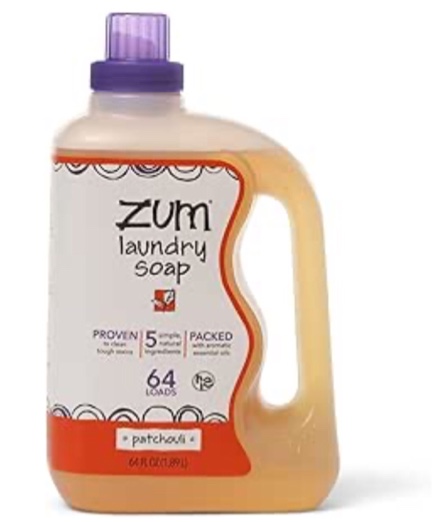 Zum Clean Laundry Soap - Patchouli - 64 fl oz (Pack of 1)