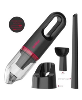 ionvac HandVac, Cordless Handheld Vacuum with USB-Charging and Multiple Attachments