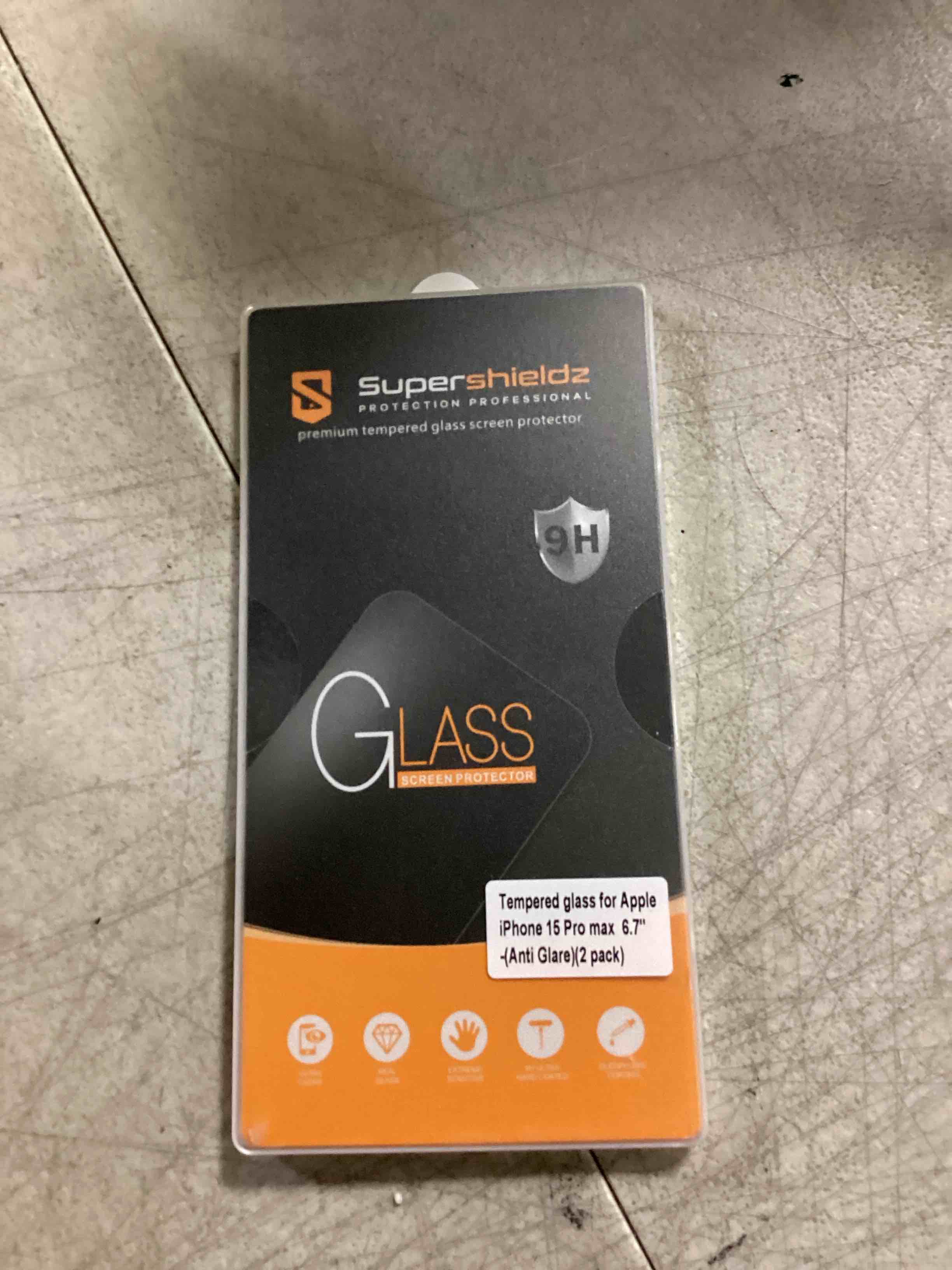 Supershieldz (2 Pack) Anti Glare (Matte) Screen Protector Designed for iPhone 15 Pro Max (6.7 inch) [Tempered Glass] Anti Fingerprint, Anti Scratch, Bubble Free