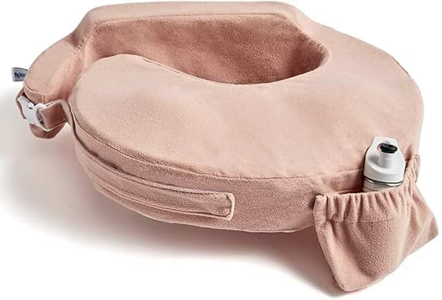 Condition photo showing Good Condition for My Brestfriend  Nursing Pillow - Ergonomic Bottle & Breastfeeding Pillow with High, Firm, Large Area, Water-Repellent Cushion with Washable Cover; Baby Safety Alliance Verified - Pink