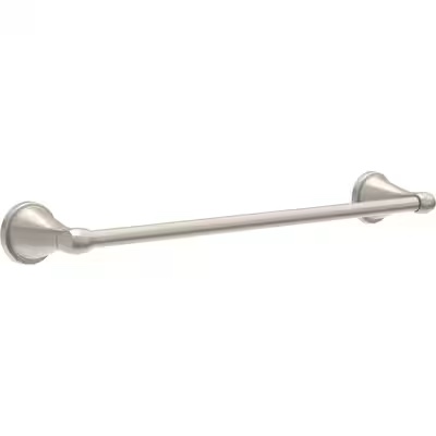 (MISSING BAR) Delta Becker 18-in Spotshield Brushed Nickel Wall Mount Single Towel Bar