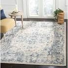 Jase Oriental Ivory/Navy Area Rug