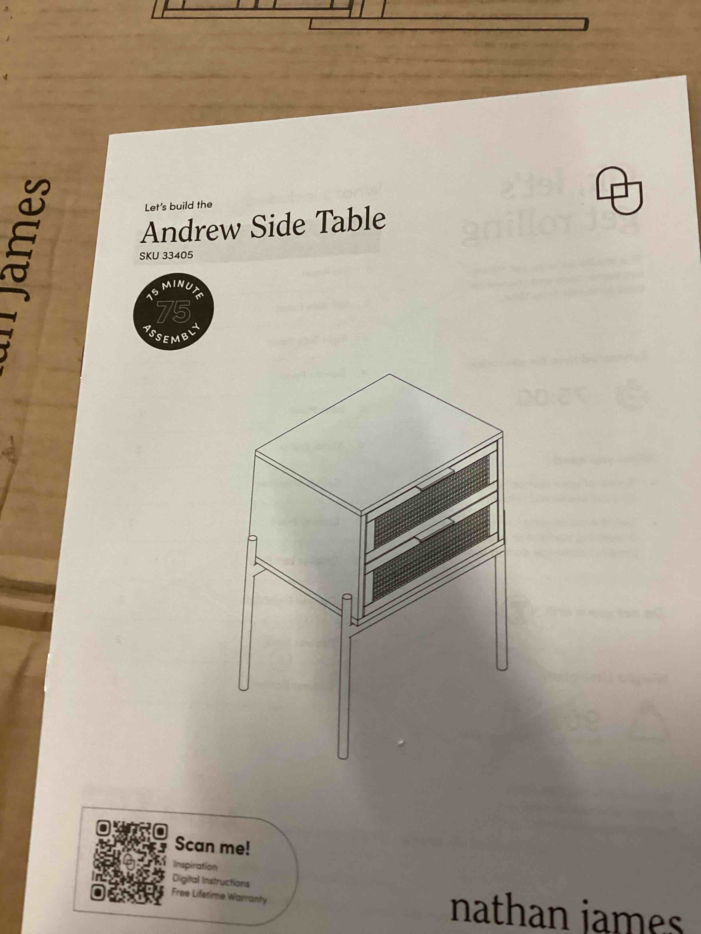 Asheville 2 - Drawer End Table