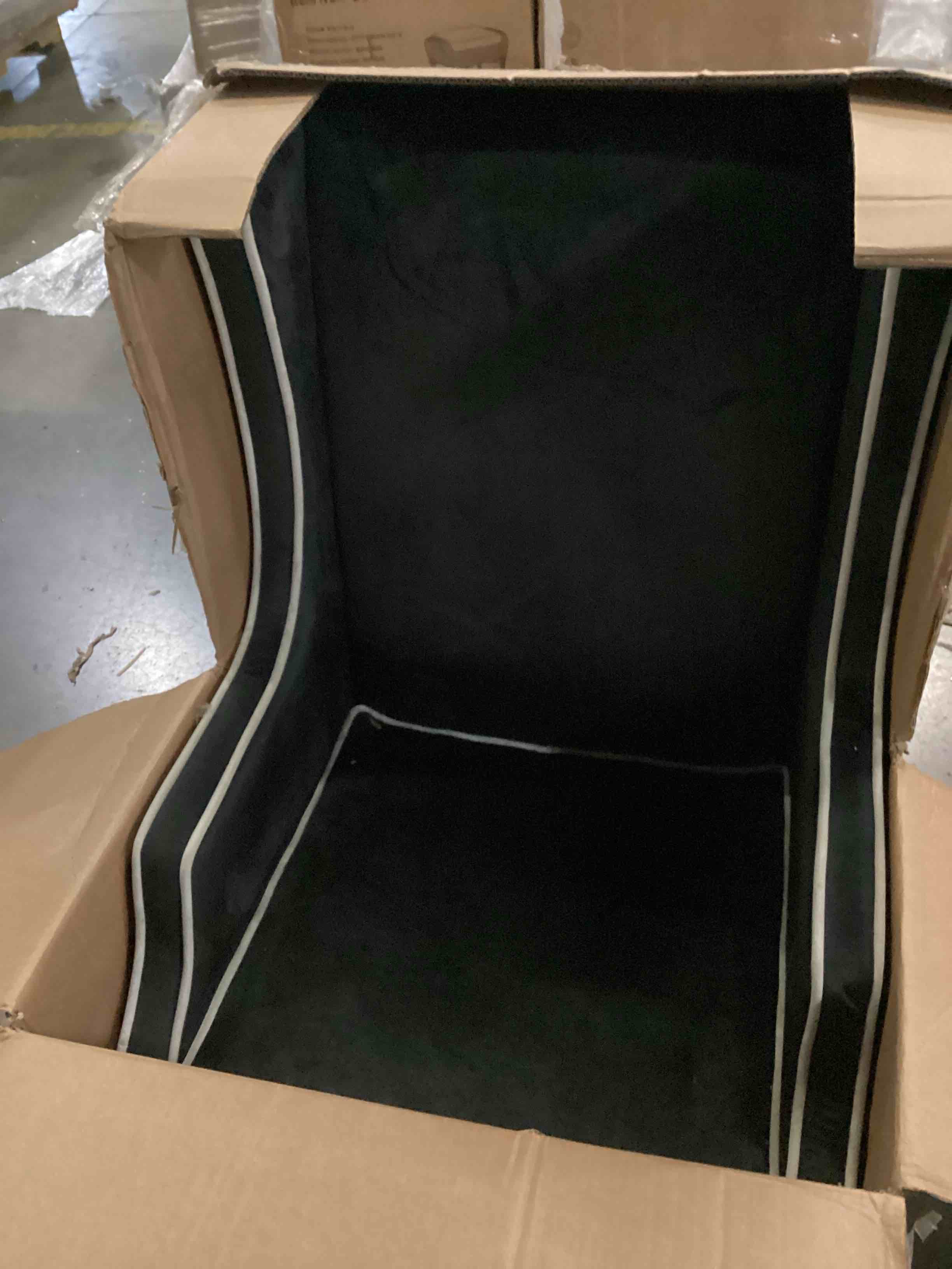 Rowland velvet wingback chair 