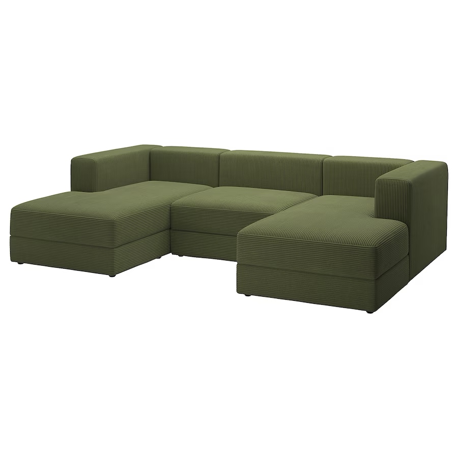 Right Armrest & Seat Frame & Cushions Gree