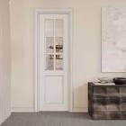 (similar)Interior Sliding Pocket Doors Pantry 6 Lite Clear Frosted Glass Sliding Door With Hardware & Soft Close