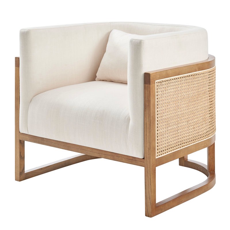 Valmeyer Rattan Barrel Chair