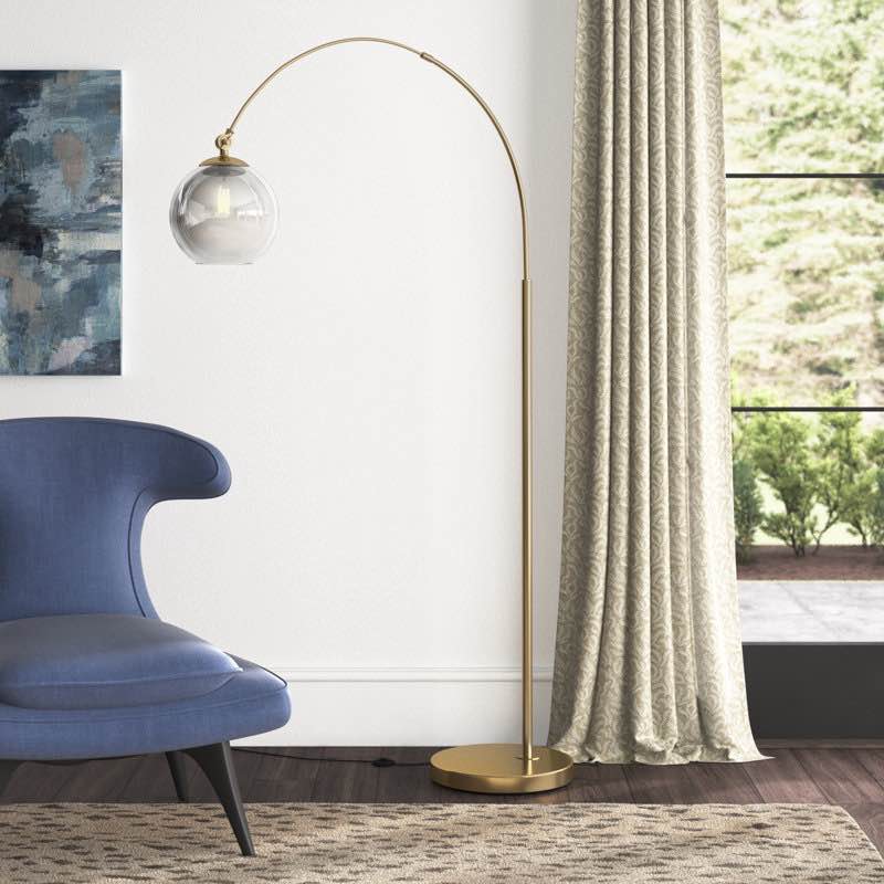 (incomplete) Goethe 71" Arched Floor Lamp