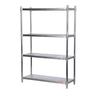 Montique Stainless Steel Height -Adjustable Shelving Unit