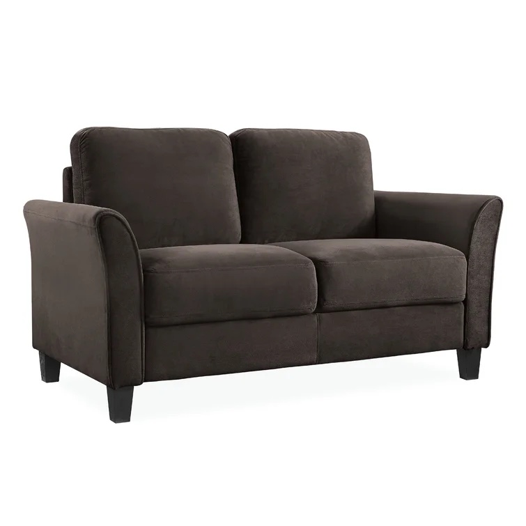 ( Color Grey, incomplete) Arsaluis 56.3" Round Arm Loveseat