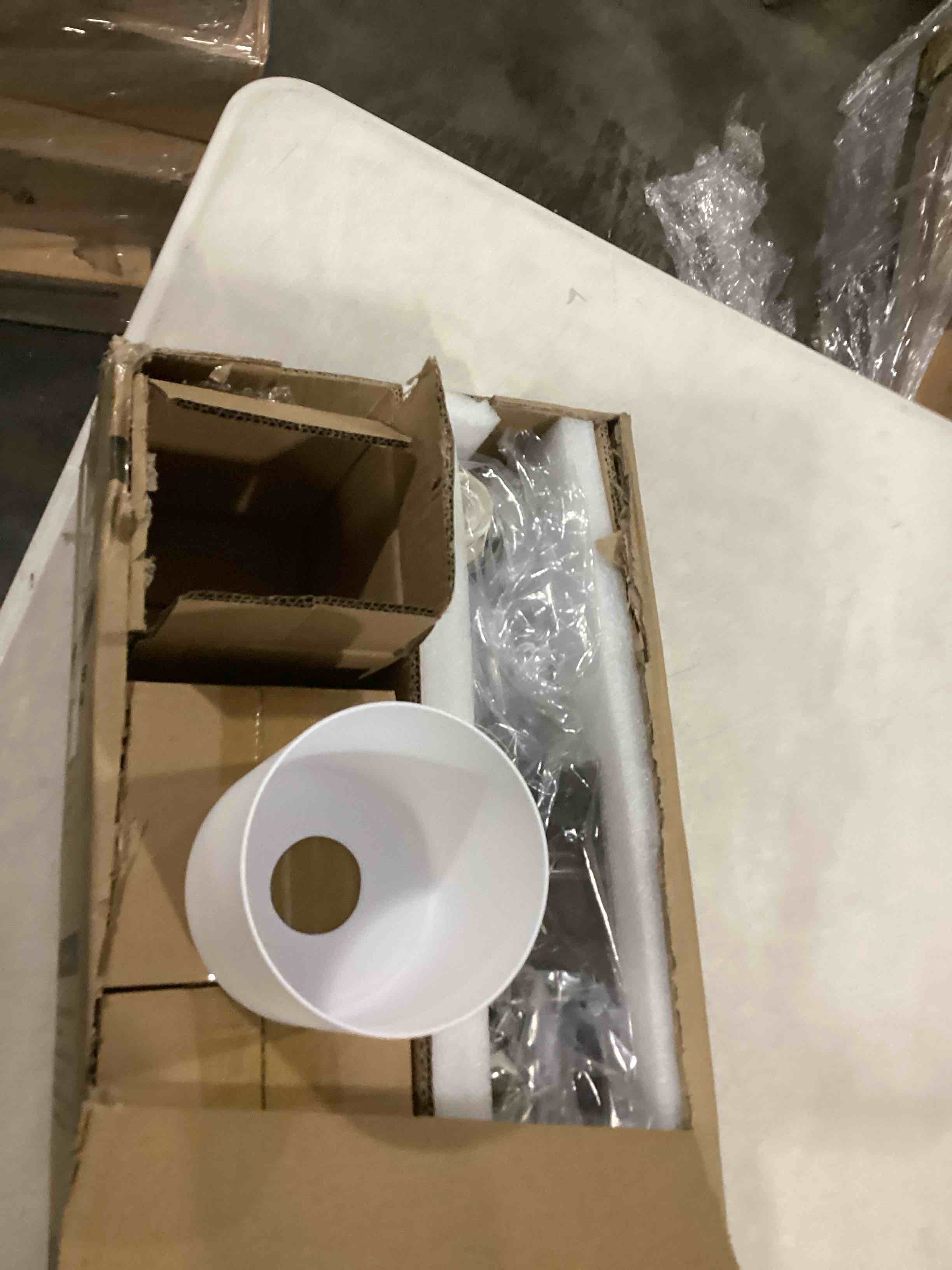 Sailstar 4Light Bathroom Light Fixtures Over Mirror, Glass Shade