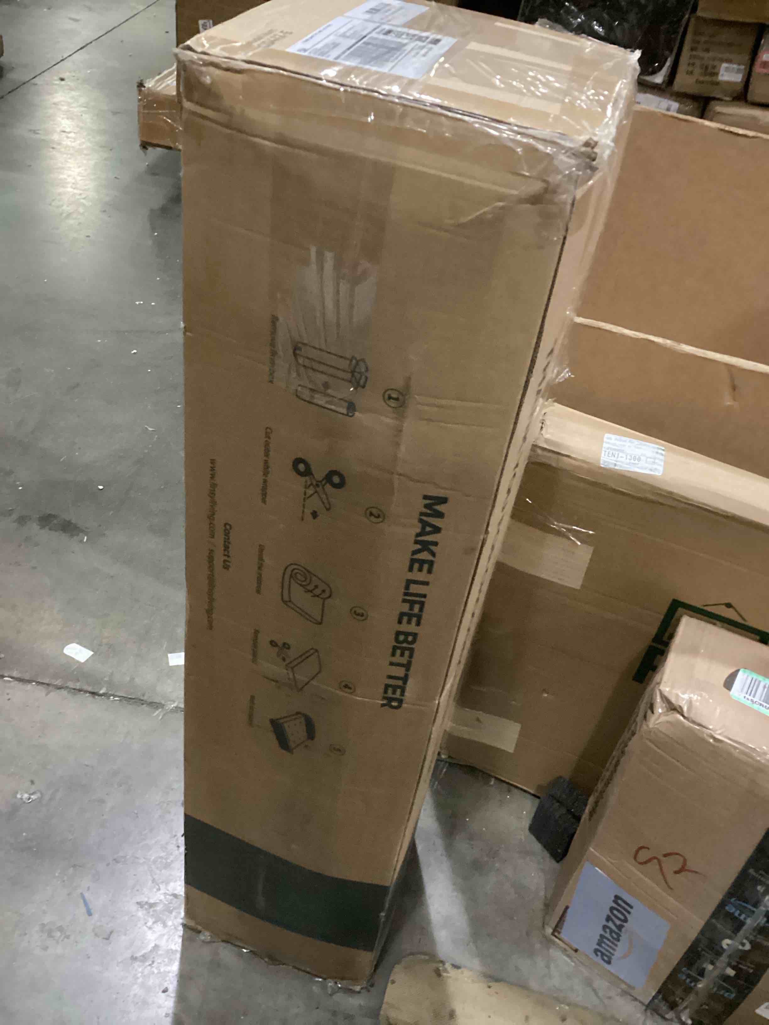 LINSY LIVING 3 Inches Memory Foam Mattress Topper King, Cooling Gel