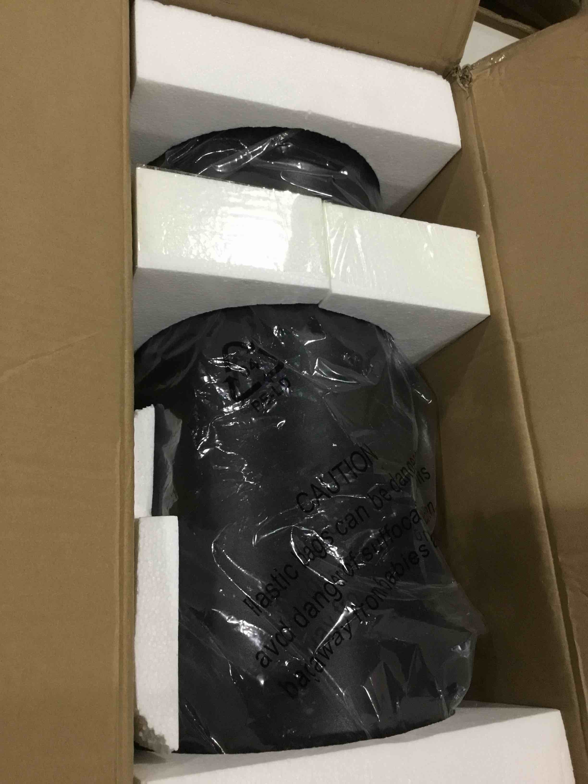 Ilyapa Black Modern Mailbox Post Mount Mailboxes for Outside Heavy